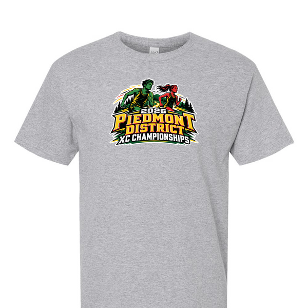[[color:Sport Grey]] 2026 Piedmont District XC Championships 0021 Sport Grey Short Sleeve