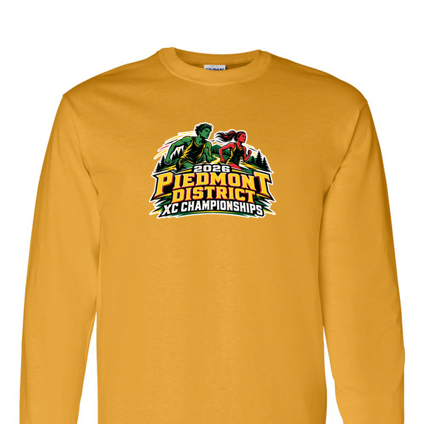 [[color:Gold]] 2026 Piedmont District XC Championships 0031 Gold Long Sleeve