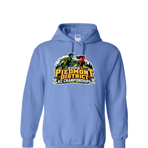 [[color:Carolina Blue]] 2026 Piedmont District XC Championships 0036 Carolina Blue Hoodie