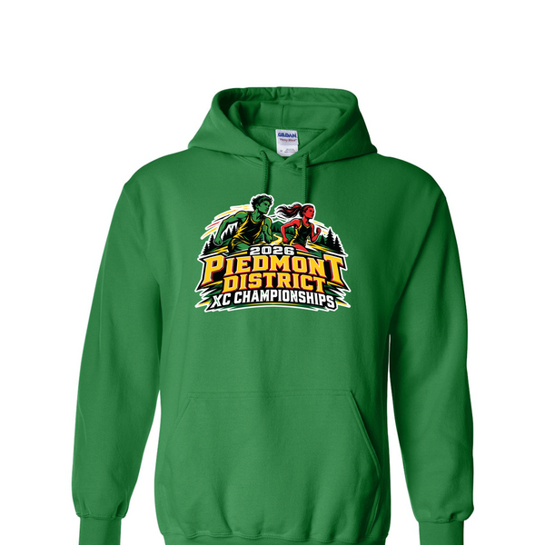 [[color:Irish Green]] 2026 Piedmont District XC Championships 0038 Irish Green Hoodie
