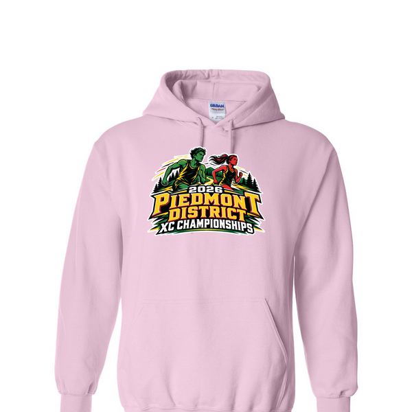 [[color:Light Pink]] 2026 Piedmont District XC Championships 0039 Light Pink Hoodie