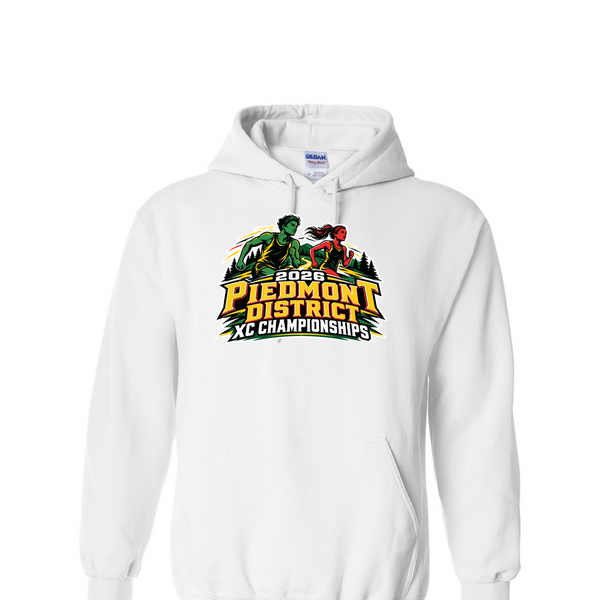 [[color:White]] 2026 Piedmont District XC Championships 0041 White Hoodie