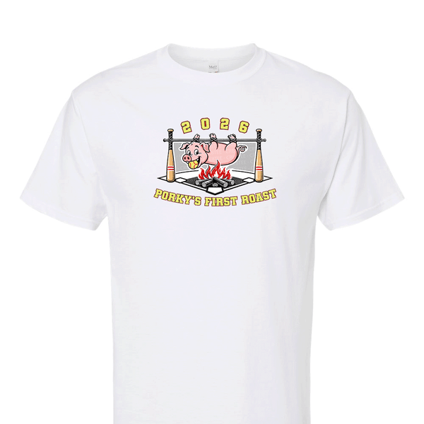 Solid Short Sleeve T-shirt - Porky's First Roast