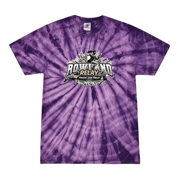 Tie Dyed T-shirt - 2026 Rowland Relay