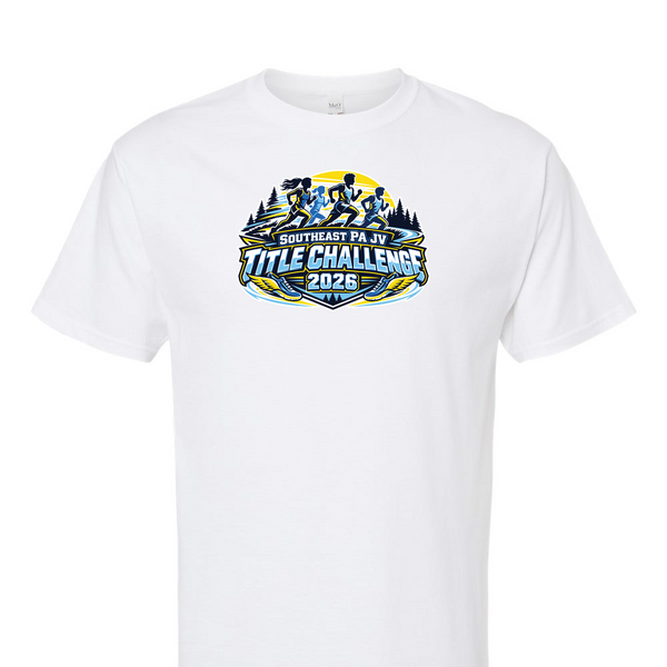 [[color:White]] 2026 Southeast PA JV Title Challenge 0027 White Short Sleeve