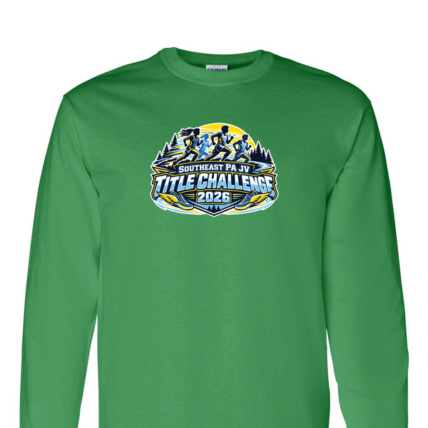 [[color:Irish Green]] 2026 Southeast PA JV Title Challenge 0032 Irish Green Long Sleeve