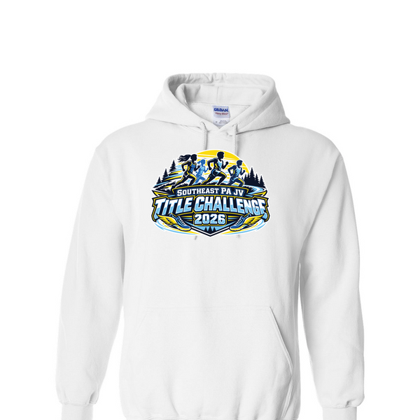 [[color:White]] 2026 Southeast PA JV Title Challenge 0041 White Hoodie