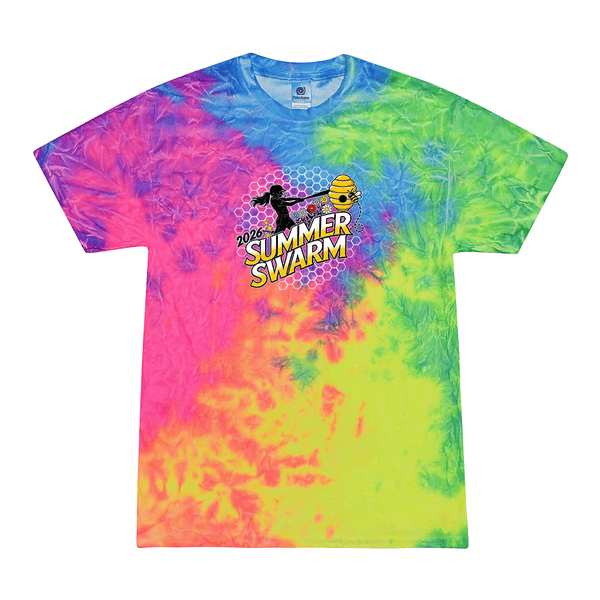 Tie Dyed T-shirt - Bumblebee Summer Swarm 14 and 16U