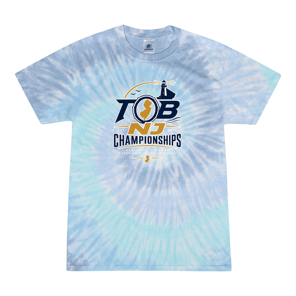 [[color:Lagoon]] 2026 TOB NJ State Championships 0004 Lagoon Tie Dyed T shirt