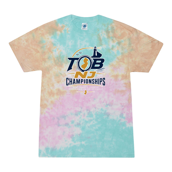 [[color:Snow Cone]] 2026 TOB NJ State Championships 0006 Snow Cone Tie Dyed T shirt