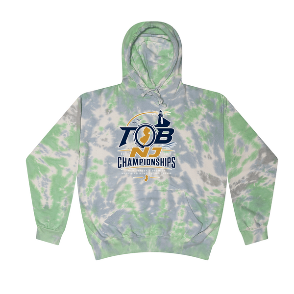 [[color:Slushy]] 2026 TOB NJ State Championships 0019 Slushy Tie Dyed Hoodie