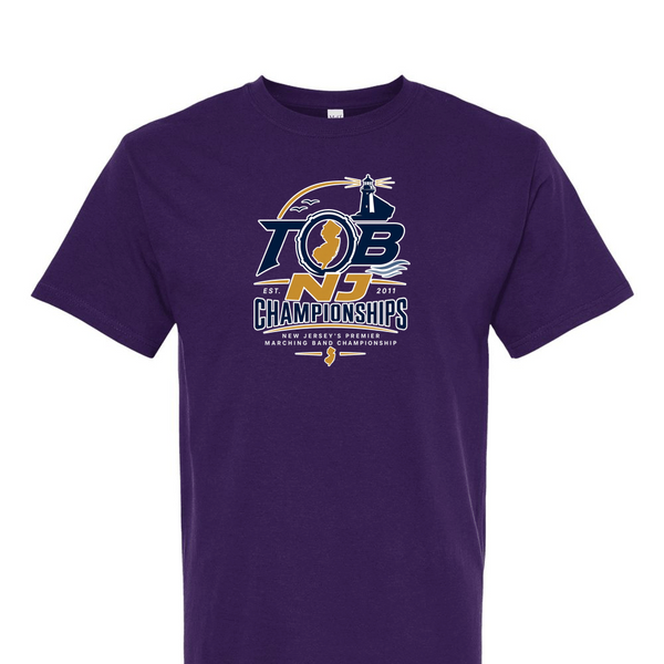 [[color:Purple]] 2026 TOB NJ State Championships 0026 Purple Short Sleeve