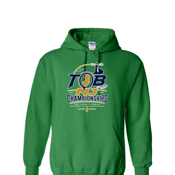 [[color:Irish Green]] 2026 TOB NJ State Championships 0038 Irish Green Hoodie