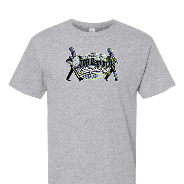 [[color:Sport Grey]] 2026 TOB Region 7 Championship 0021 Sport Grey Short Sleeve