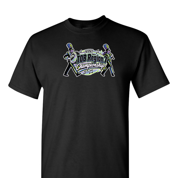 [[color:Black]] 2026 TOB Region 7 Championship 0022 Black Short Sleeve