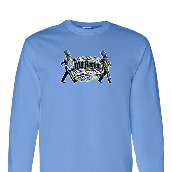 [[color:Carolina Blue]] 2026 TOB Region 7 Championship 0030 Carolina Blue Long Sleeve