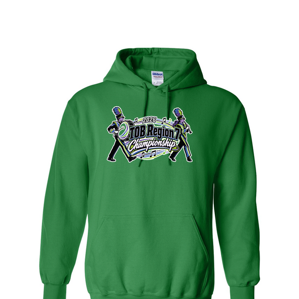 [[color:Irish Green]] 2026 TOB Region 7 Championship 0038 Irish Green Hoodie