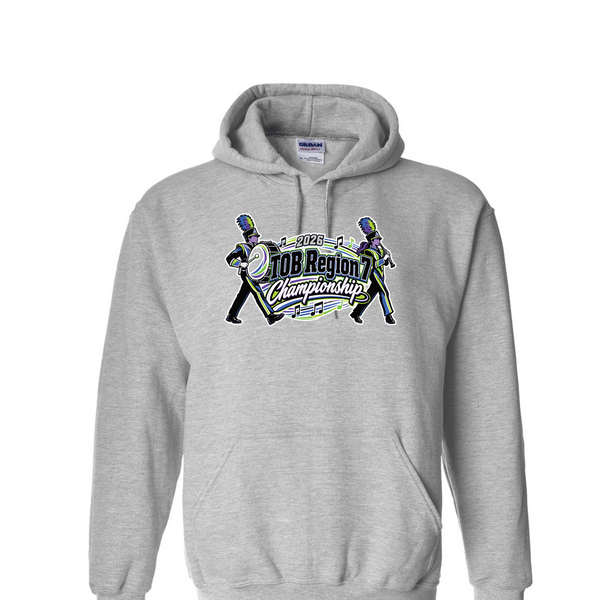 [[color:Sport Grey]] 2026 TOB Region 7 Championship 0040 Sport Grey Hoodie
