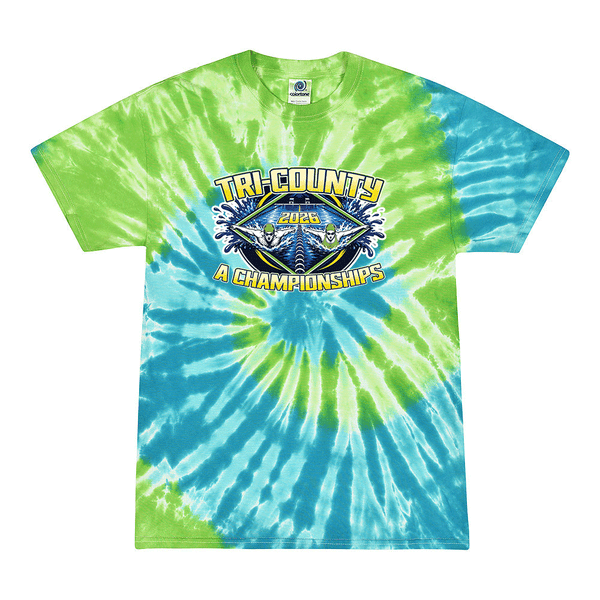 Tie Dyed T-shirt - 2026 Tri-County A Championships