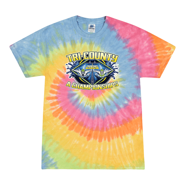Tie Dyed T-shirt - 2026 Tri-County A Championships