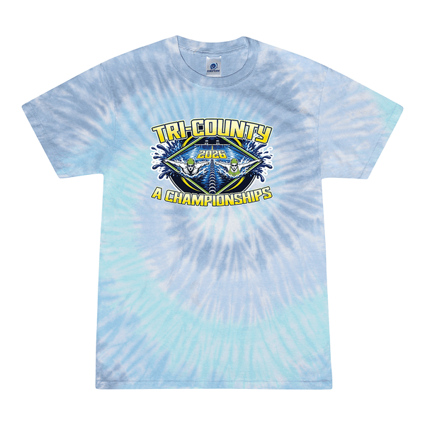 Tie Dyed T-shirt - 2026 Tri-County A Championships
