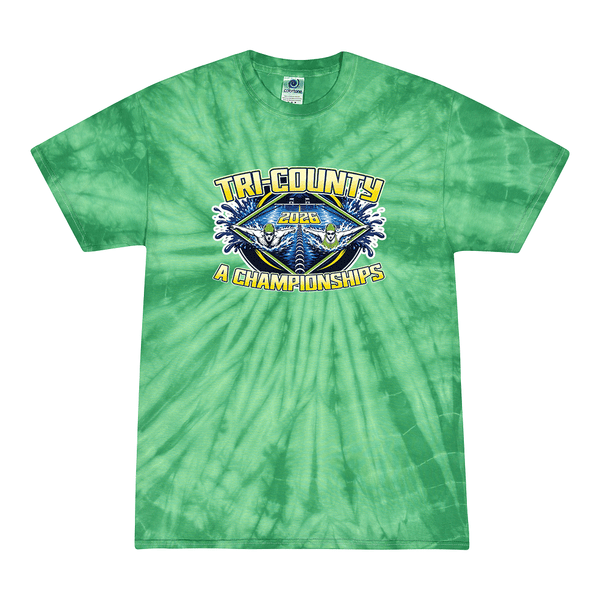 Tie Dyed T-shirt - 2026 Tri-County A Championships
