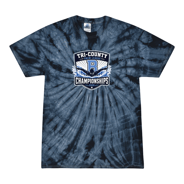 Tie Dyed T-shirt - 2026 Tri-County B Championships