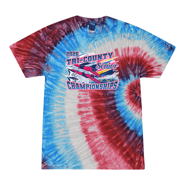 Tie Dyed T-shirt - 2026 Tri-County Senior Championships