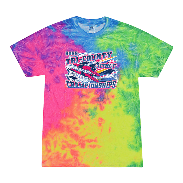 Tie Dyed T-shirt - 2026 Tri-County Senior Championships