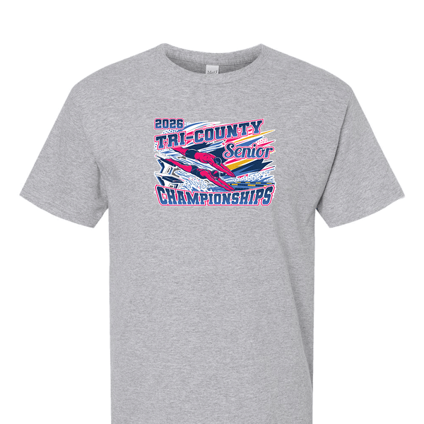 Solid Short Sleeve T-shirt - 2026 Tri-County Senior Championships