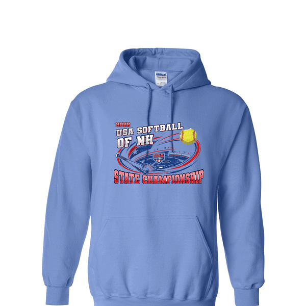 Solid Hoodie - 2026 USA Softball of NH State Championship