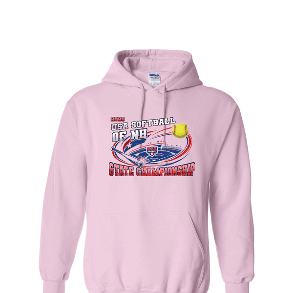 Solid Hoodie - 2026 USA Softball of NH State Championship