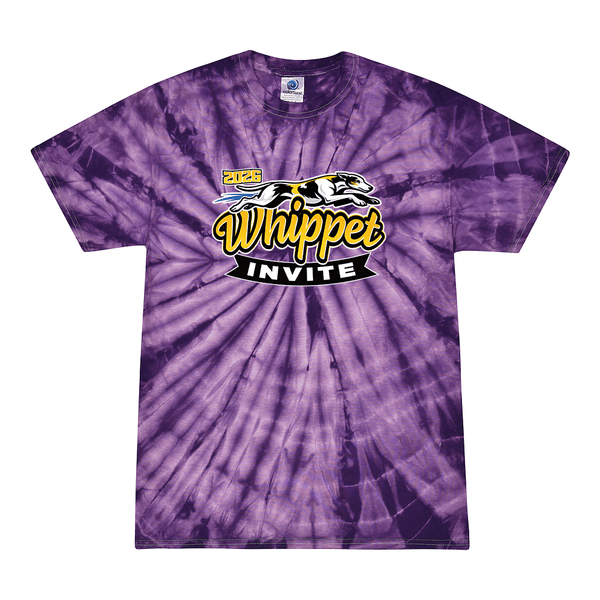 Tie Dyed T-shirt - 2026 Whippets Invite