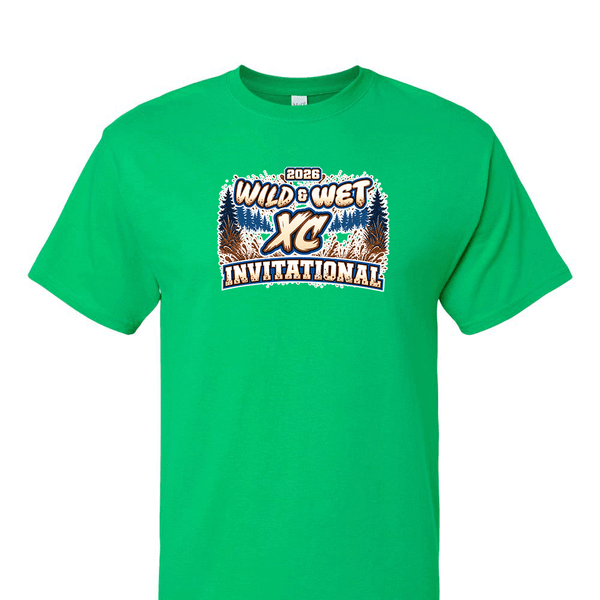 [[color:Irish Green]] 2026 Wild & Wet XC Invitational 0041 Irish Green Short Sleeve