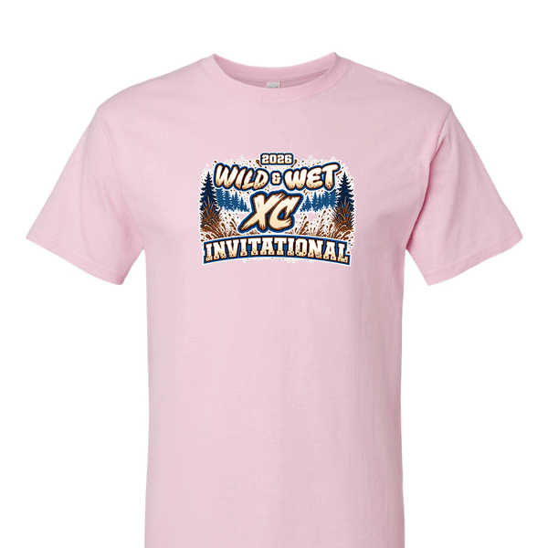 [[color:Light Pink]] 2026 Wild & Wet XC Invitational 0042 Light Pink Short Sleeve