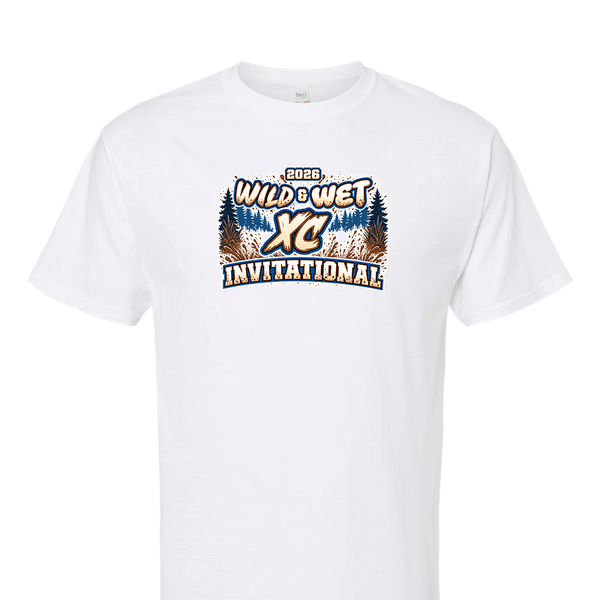 [[color:White]] 2026 Wild & Wet XC Invitational 0044 White Short Sleeve