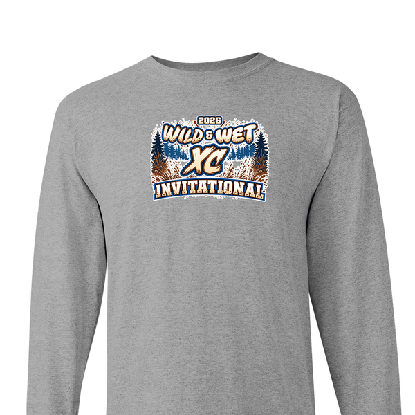 [[color:Sport Grey]] 2026 Wild & Wet XC Invitational 0050 Sport Grey Long Sleeve