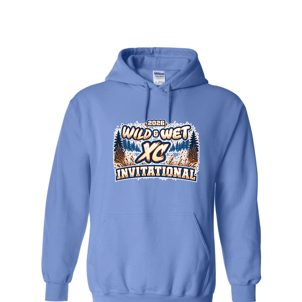 [[color:Carolina Blue]] 2026 Wild & Wet XC Invitational 0053 Carolina Blue Hoodie
