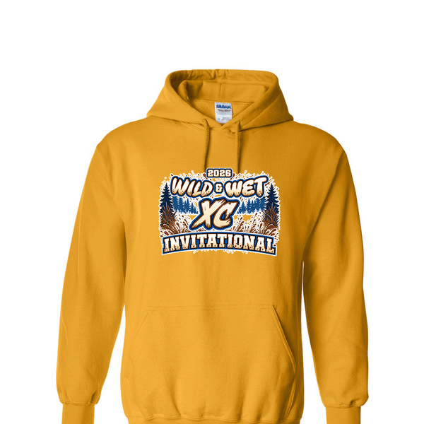 [[color:Gold]] 2026 Wild & Wet XC Invitational 0054 Gold Hoodie