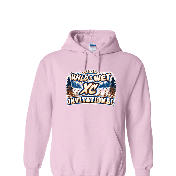 [[color:Light Pink]] 2026 Wild & Wet XC Invitational 0056 Light Pink Hoodie