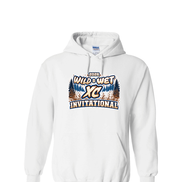 [[color:White]] 2026 Wild & Wet XC Invitational 0058 White Hoodie