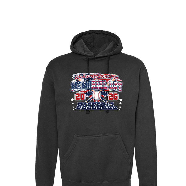 Solid Hoodie - 2026 Woburn Stoneham Memorial Day Baseball
