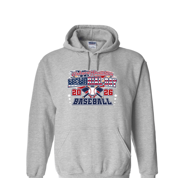 Solid Hoodie - 2026 Woburn Stoneham Memorial Day Baseball