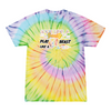 [[color:Lolli-pop]] Look Like A Beauty Play Like A Beast Field Hockey Tie Dye T-shirt Lolli-pop