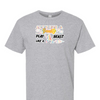 [[color:Sport Grey]] Look Like A Beauty Play Like A Beast Field Hockey Short Sleeve T-shirt Sport Grey