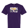 [[color:Purple]] Look Like A Beauty Play Like A Beast Field Hockey Short Sleeve T-shirt Purple