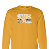 [[color:Gold]] Look Like A Beauty Play Like A Beast Field Hockey Long Sleeve T-shirt Gold