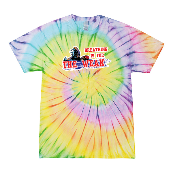 [[color:Lolli-pop]] Breathing Is For The Weak Swimming Tie Dye T-shirt Lolli-pop