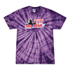 [[color:Spider Purple]] Breathing Is For The Weak Swimming Tie Dye T-shirt Spider Purple
