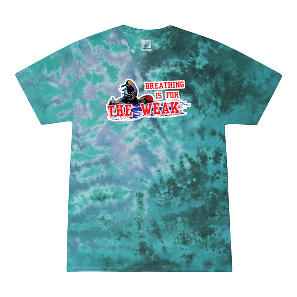 [[color:Zero G]] Breathing Is For The Weak Swimming Tie Dye T-shirt Zero G